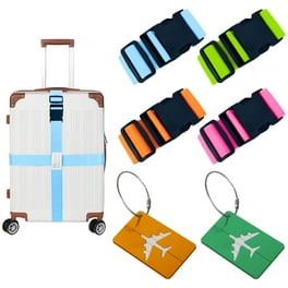 Luggage Straps for Suitcases Travel Belt Suitcase Strap 2 Pack Black Walmart