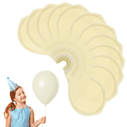 SPOKKI Pack of 12 Large Balloons, 36 Inches/90 cm Giant Balloons XXL Balloons Birthday Large Giant Latex Balloon Decoration for Weddings, Birthdays, Party (Transparent)