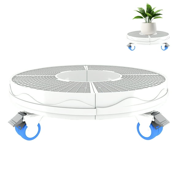 SPOKKI Plant Stand with Wheels, Heavy Duty Plant roller base 15-20 Inch Adjustable, Palnt Wheel Base 440 LBS, Heavy Duty Plant Trolley, Plant Cart Dolly,Plant Roller Base