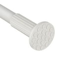 thumbnail image 1 of SPOKKI Tension Curtain Rod, 51-168 Inches Adjustable Closet Tension Rod Rust-free No Drilling Shower Curtain Rod, Anti-slip Spring Steel Rod for Bathroom White, 1 of 14
