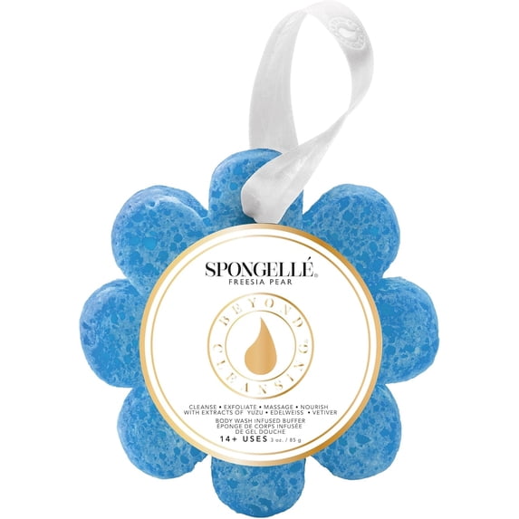 Sponge Labour Spongellé Wild Flower Soap Sponge, Freesia Pear, Moisturizing ...