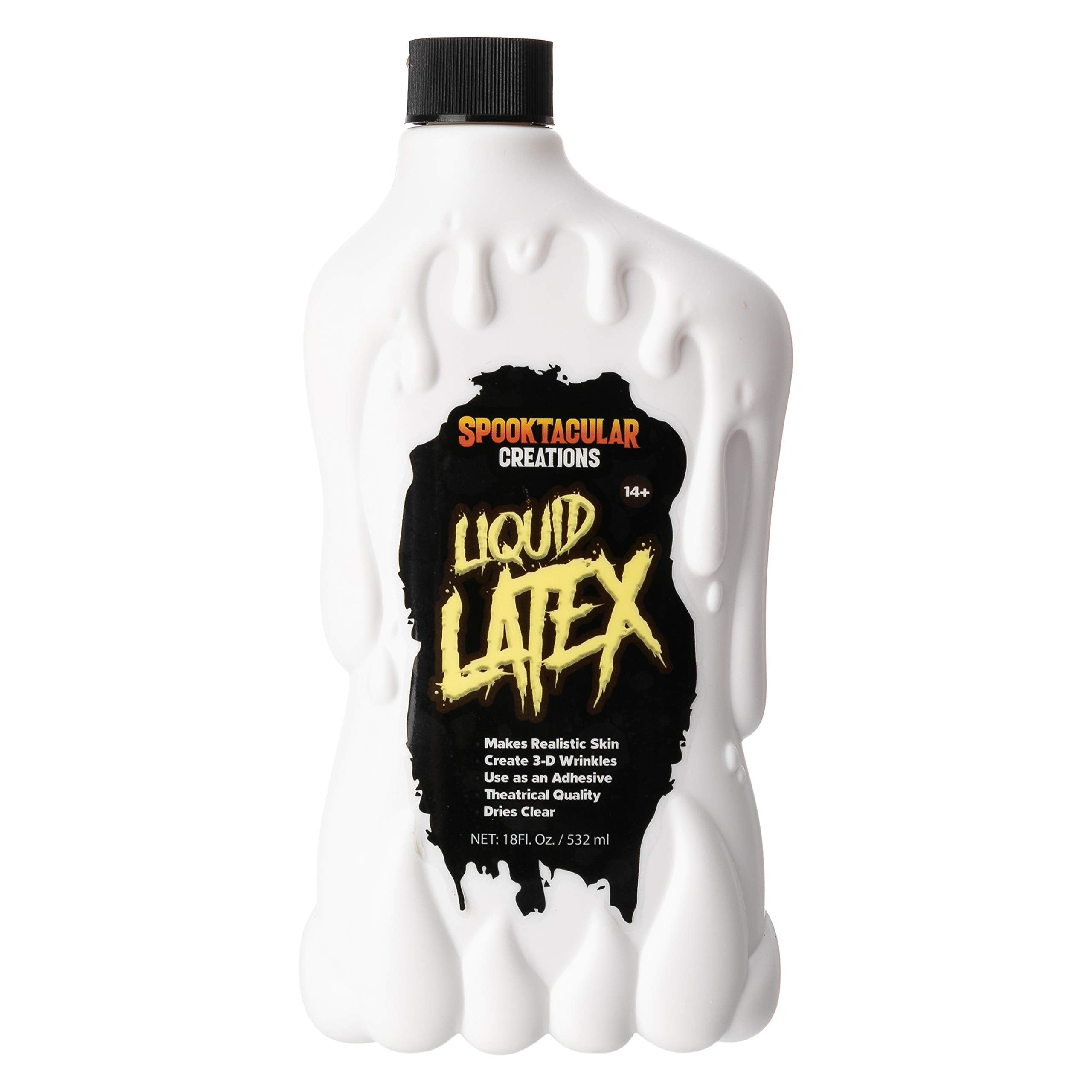 SPOOKTACULAR CREATIONS 18 oz Halloween Liquid Latex Liquid Latex Gallon ...
