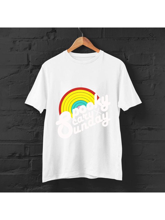 SPOOKY SCARY SUNDAY FUNNY HALLOWEEN GRAPHIC SHIRT WITH FREE SHIPPING-TH106
