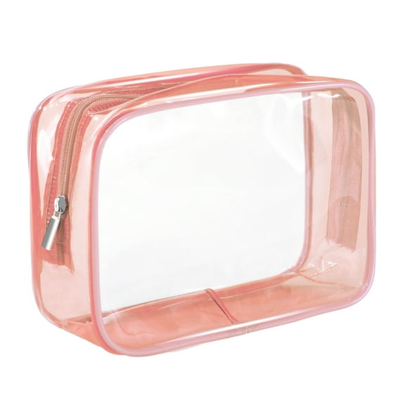 SPOORYOO Multifunctional Transparent Cosmetic Bag,Colorful Portable Storage Bag For Traveling Accessible,Quick And Easy To Use,For Easy Storage And Travel.