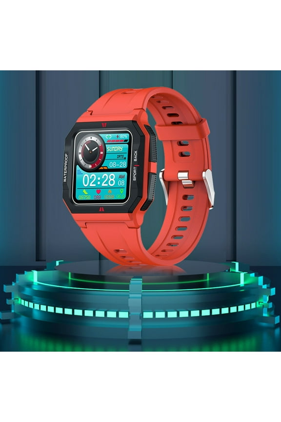 1.3 IPS Screen Smartwatch Custom Dial, Multi-Sport Modes, Message Notifications, Long Battery, IP68 Waterproof - Fitness & Fashion Companion for Android/iOS