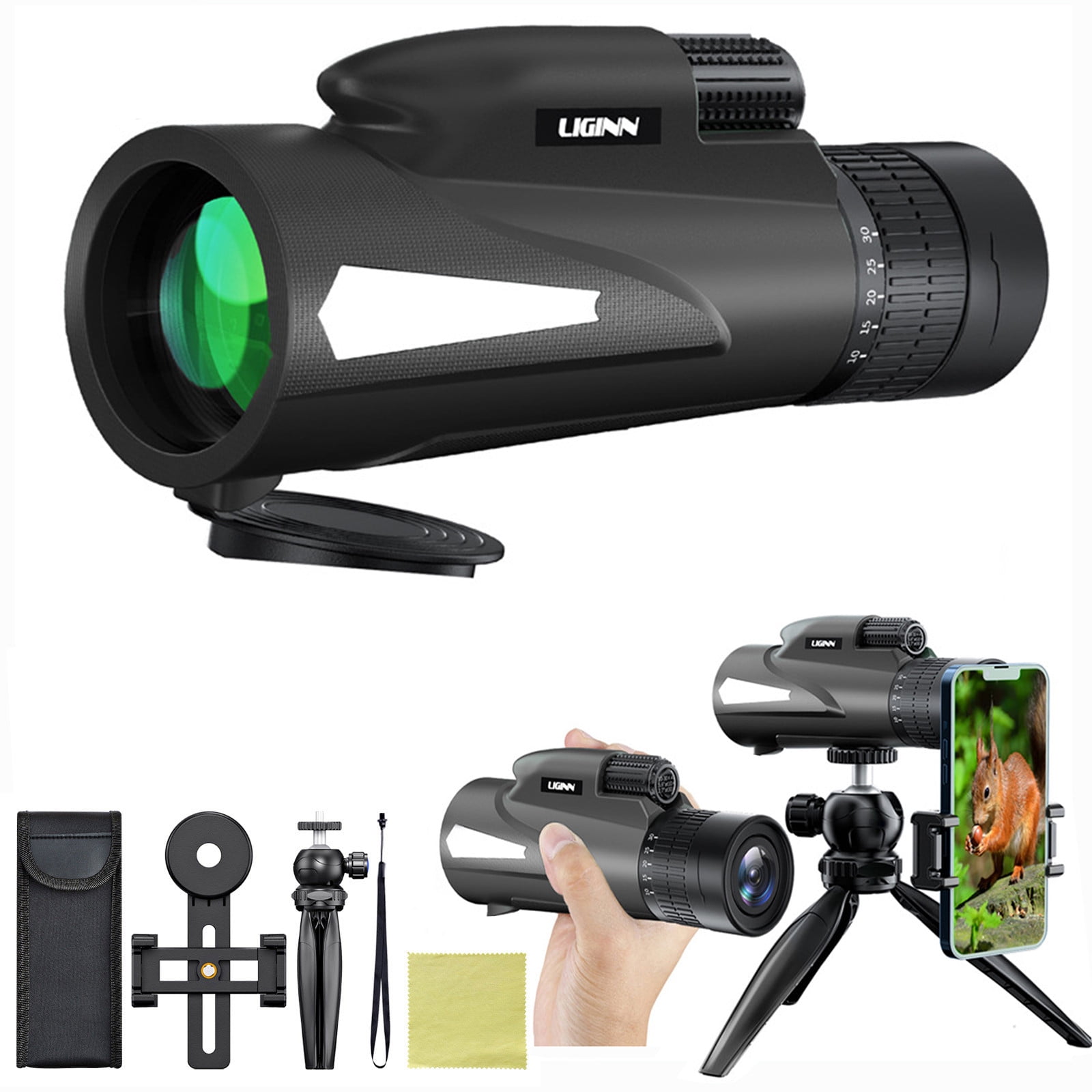 SPOORYYO 10 30x50 Monocular Telescope With Tripod And Phone Adapter HD spooryyo-10-30x50-monocular-telescope-with-tripod-and-phone-adapter-hd
