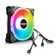 SPOORYYO 12CM Double Aperture Temperature-Controlled Computer Water-cooled Fan Enhance Your PC Cooling Performance