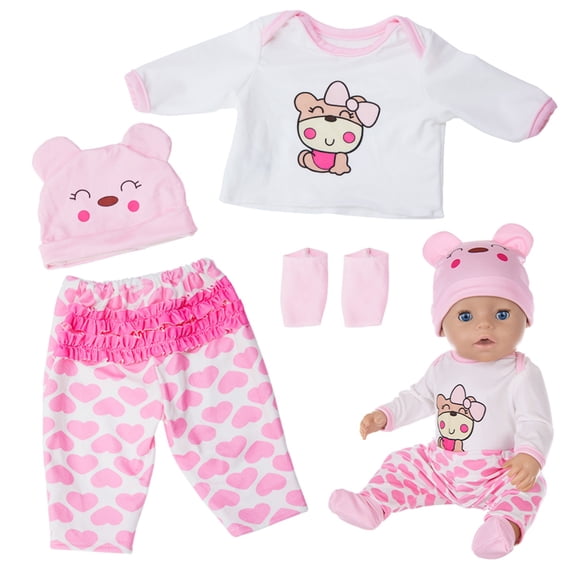 SPOORYYO 18 Inch Doll Dress Beautiful Christmas Outfit Perfect for Holiday Gatherings Unique Gift Idea