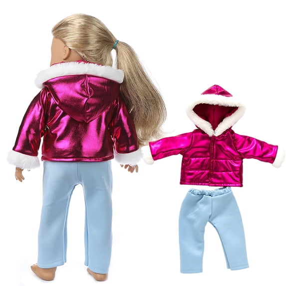 SPOORYYO 18 Inch Doll Dress Christmas Outfit Beautiful Doll Costume for 18 Inch Dolls Perfect Gift for Girls
