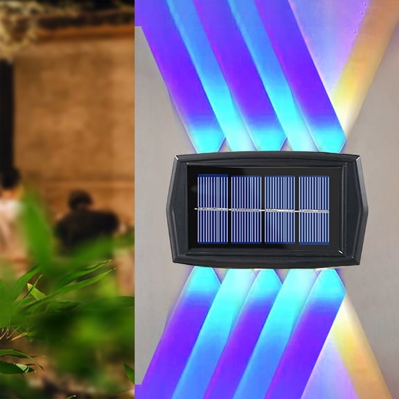 SPOORYYO 2-Pack Solar Outdoor Lights, Waterproof LED Landscape Spotlights for Garden, Yard & Walkway - Auto On/Off, 3 Light Modes, Adjustable, Wireless Solar Powered, IP65, Black Plastic Construction