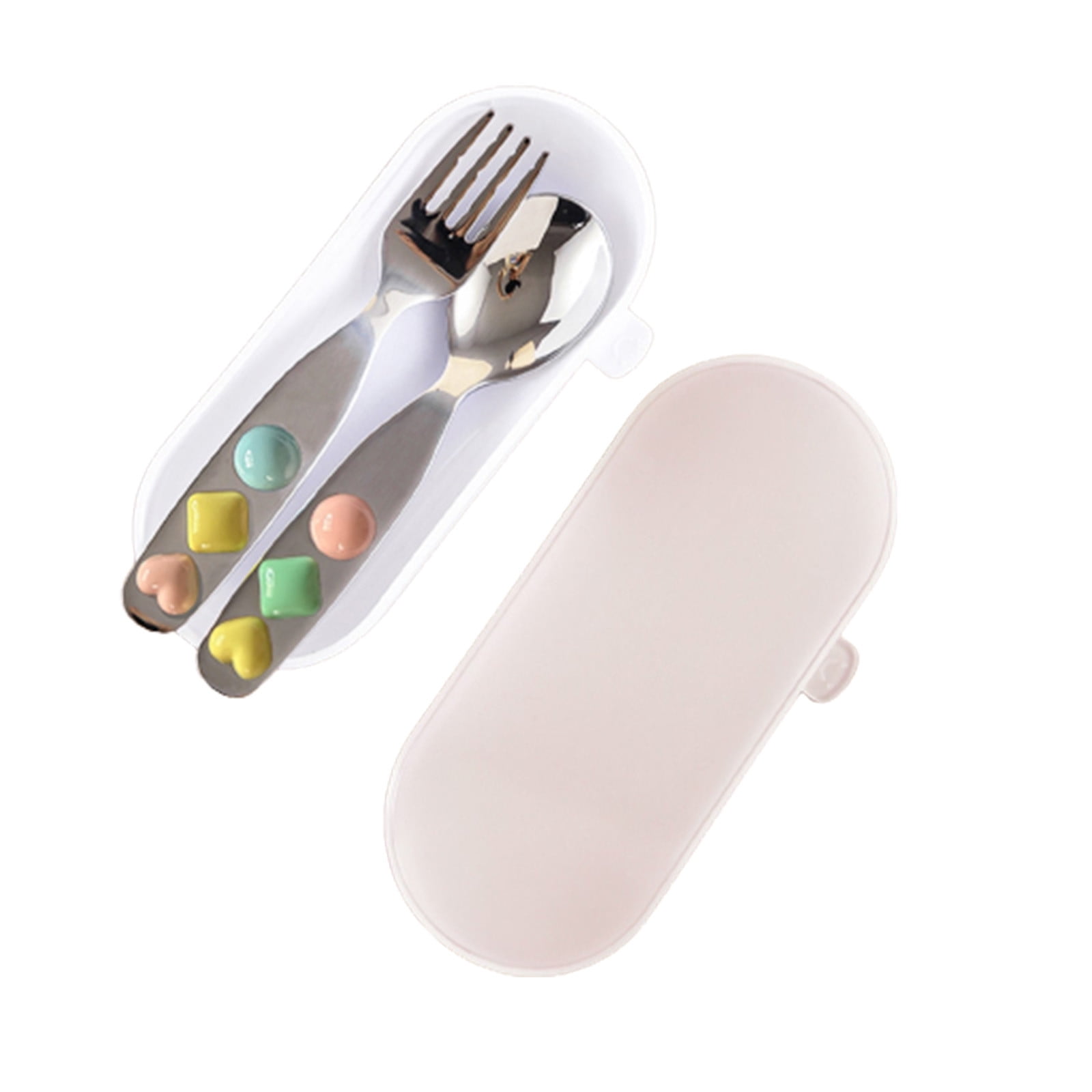 Munchkin Toddler Fork & Spoon Set – Metal Utensils For Learning To Eat, BPA-Free, Assorted Colors