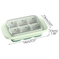 thumbnail image 1 of SPOORYYO 2023 New Ice Maker, 6-Hole Easy-Release Ice Molding Box with Cover, Small Household Refrigerator Ice Lattice, Food-Grade Material, Space-Saving and Leak-Proof Design, 1 of 7