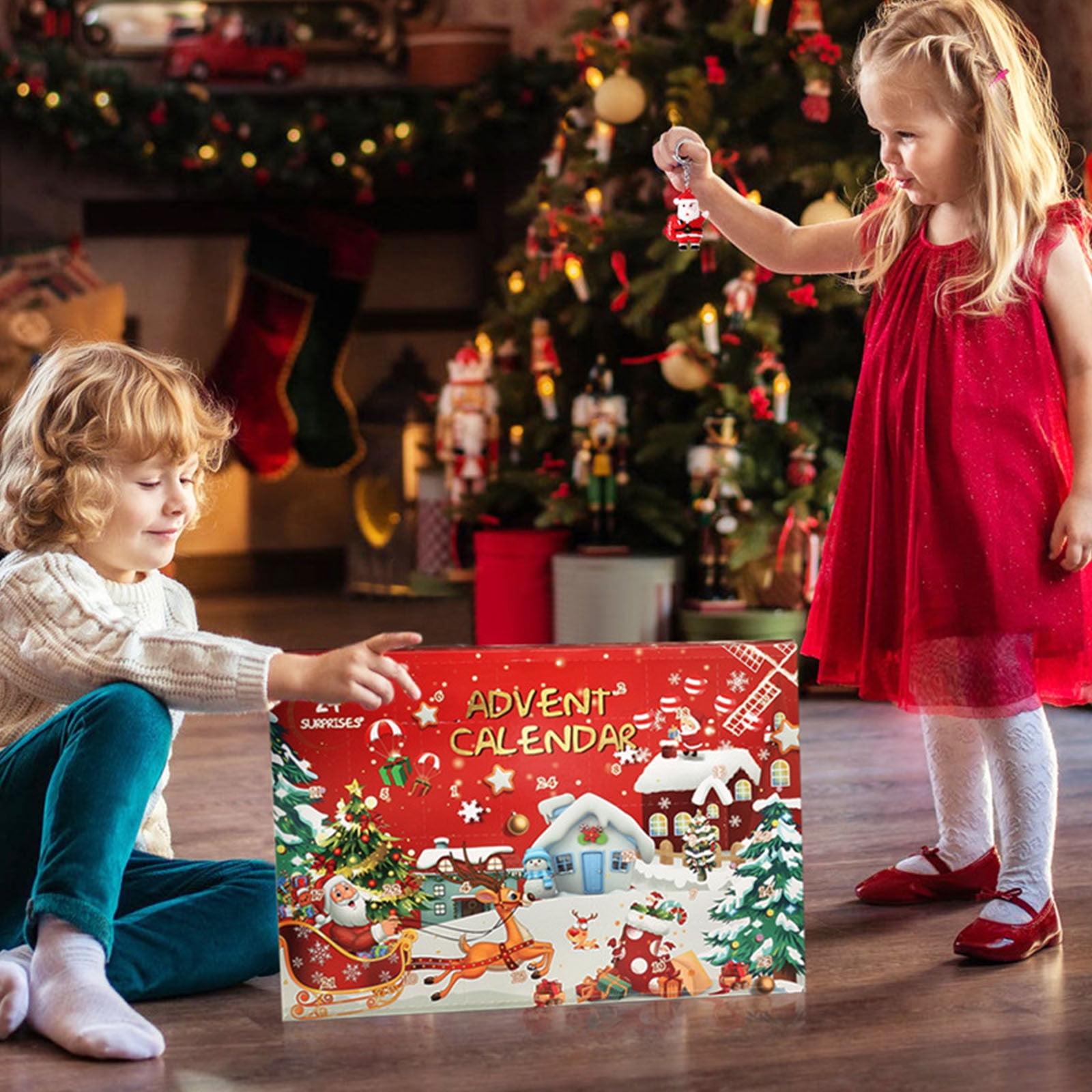 SPOORYYO 2024 Christmas Calendar Countdown 24 Days of Surprises, Kid