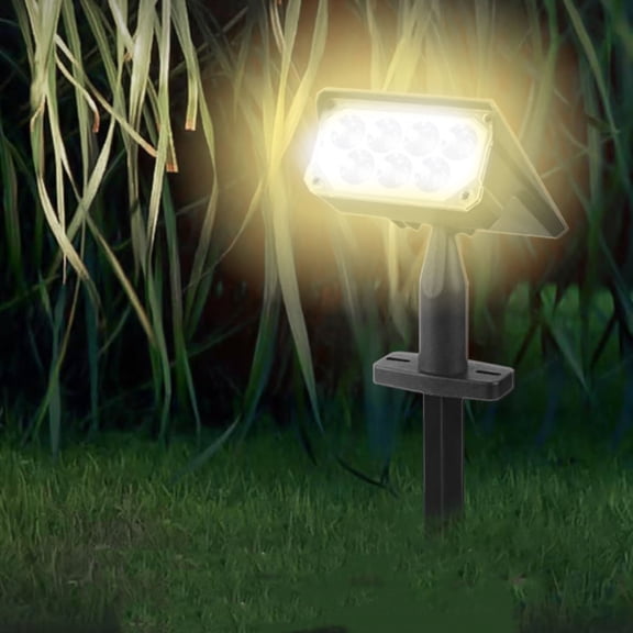 SPOORYYO 2025 New Solar Spot Lights Outdoor Waterproof LED Landscape Lights Solar Powered for Garden Patio Pathway Landscape and Garden Spotlights