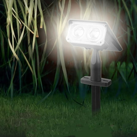 SPOORYYO 2025 New Solar Spot Lights Outdoor Waterproof LED Landscape Lights Solar Powered for Garden Patio Pathway Landscape and Garden Spotlights