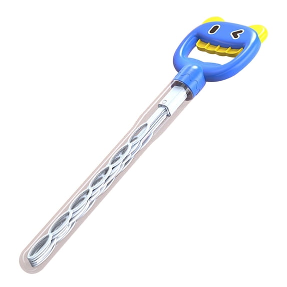 SPOORYYO 32 Hole Smiling Face Foam Wands - Five Claw Smiling Face Foam Stick, Perfect for Party Favors, Birthday, School, Easter, Graduation, and Shower Foam Theme Parties, 120ml