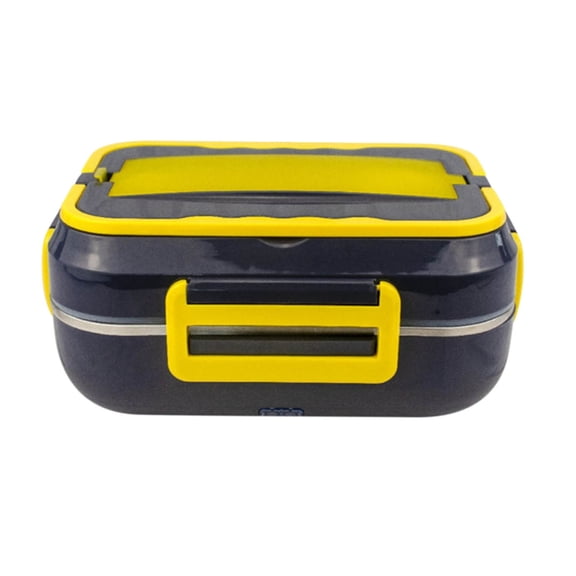 SPOORYYO 40W Electric Lunch Box with 1.2L 304 Stainless Steel Container, Portable Food Heater for Car/Truck/Home, 12V/110V Compatible
