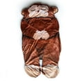thumbnail image 1 of SPOORYYO Animal Sleeping Bag, Adorable Plush Monkey Character Sleeping Bag for Adults, Soft Warm Wearable Blanket for Camping, Home Lounging, Sleepovers & RV Trips, 6.2ft × 2.6ft, 1 of 6