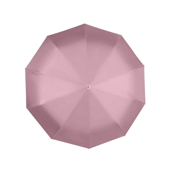 SPOORYYO Automatic Travel Umbrella with Strong Windproof Design, Lightweight and Compact, One-Handed Opening, Portable for Men and Women, LED Light for Night Use