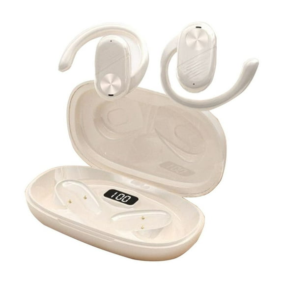 SPOORYYO BT-07 Ear Mounted HiFi Bluetooth 5.3 - High Sound Quality, Ultra Long Range, Clear Call, Intelligent Noise Reduction with Directional Transmission