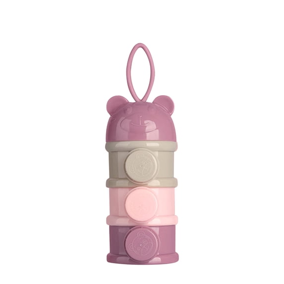 SPOORYYO Baby Milk Powder Box Portable Food Supplement For Going Out Portable Sealed Storage Tank for Baby Nutrition on the Go
