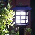 thumbnail image 1 of SPOORYYO Black Modern Outdoor Solar Lights, Landscape Spotlights, Garden Lights, Wireless Solar Powered for Yard and Walkway (Set of 2), 1 of 9