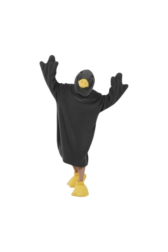 Blanket Hoodie Onesie, Oversized Wearable Blanket Hoodie With Sleeves And Feet Slippers