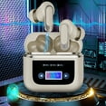 thumbnail image 1 of SPOORYYO Bluetooth Translation Headphones, Noise Cancelling with Smart Surround Sound, Long Battery Life, LED Display, Waterproof and Comfortable Fit, 1 of 7