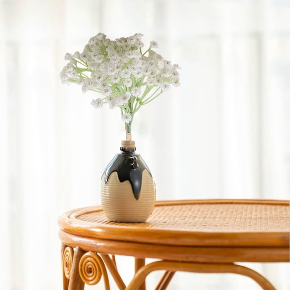 SPOORYYO Bouquet- Artificial Flower Home Decoration-wedding Bouquet-Flower Wall, White