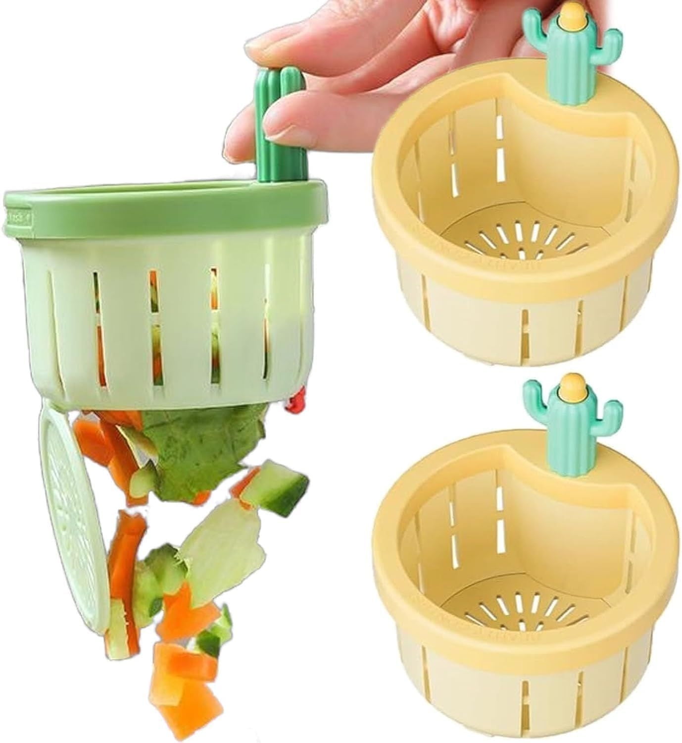 SPOORYYO Cactus Kitchen Sink Drain Strainer, Cactus Kitchen Sink