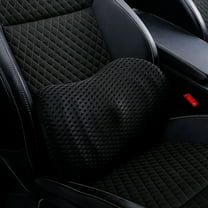 SPOORYYO Car Lumbar Support Cushion with Backrest Pillow for Driving Seat, Foam Material