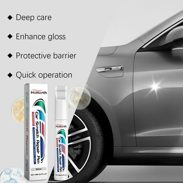 SPOORYYO Car Paint Scratch Repair Pen - Quick Color Recovery for Silvery Cars, 18ml