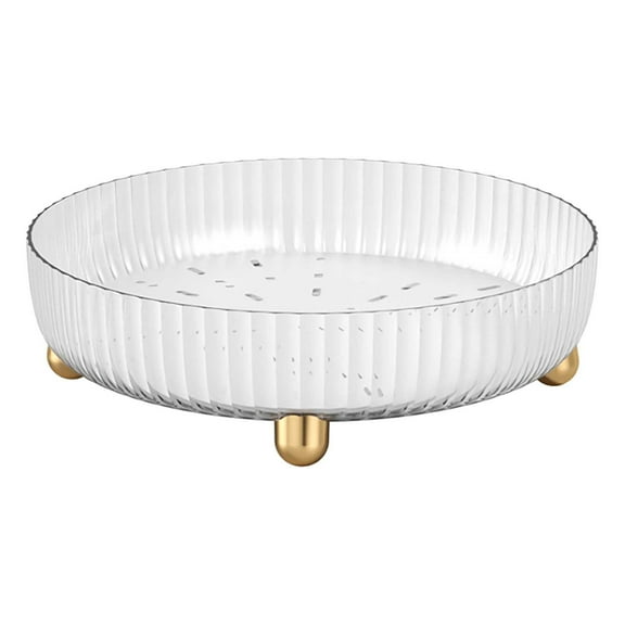 SPOORYYO Creative Light Luxury Cosmetics Storage Box Stylish Organizer for Bathroom or Fruit, Ideal for Elegant Display