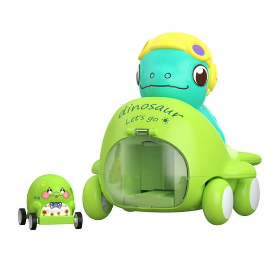 SPOORYYO Cute Dinosaur Catapult Toy Car for Fun Inertia Play, Exquisite Patterns and Unique Design