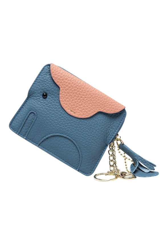 Cute and Lightweight Coin Purse Wallet for Women and Girls with Zipper Closure