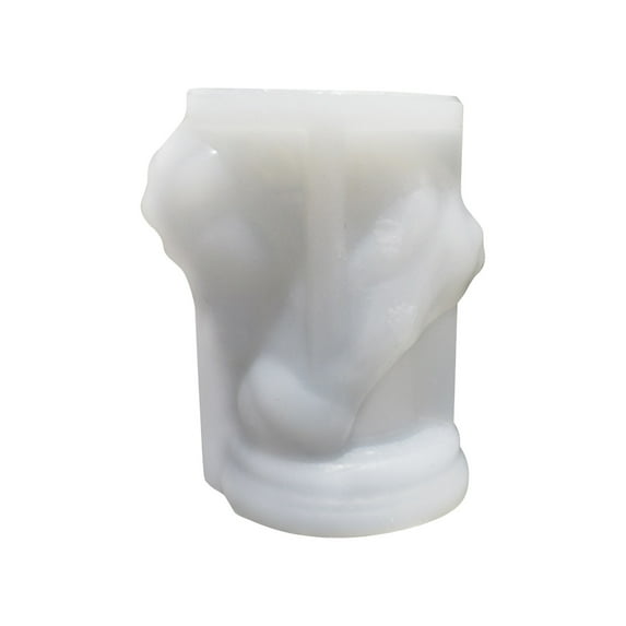 SPOORYYO DIY Horse Head Candle Silicone Mold for Candle Making, Suitable for Soap, Resin, Plaster Crafts, and Baking Decorations - Food Grade Quality