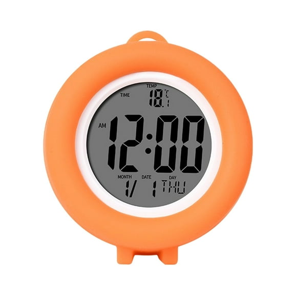 SPOORYYO Digital Electronic Clock LED Display - Stereo Display with Snooze Alarm, 12/24H Switching, and Countdown Timer