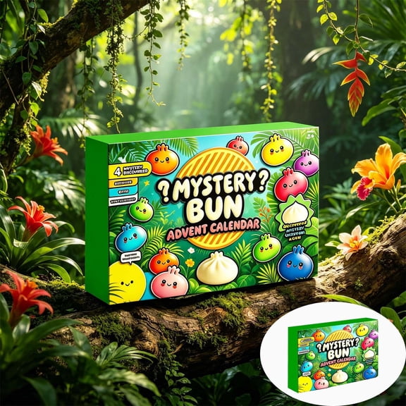 SPOORYYO Dumpling Mystery Advent Countdown Calendar 24 PCS Surprise Toys for Fidget Sensory Relief
