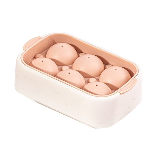 SPOORYYO Easy-Release Ice Box Molds with Cover - Small Household Refrigerator Ice Maker for Simple and Quick Homemade Ice