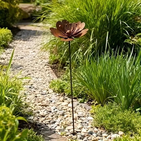 SPOORYYO Elegant Floor-standing Iron Leaf Sculpture for Hotel Indoor Pool Decoration