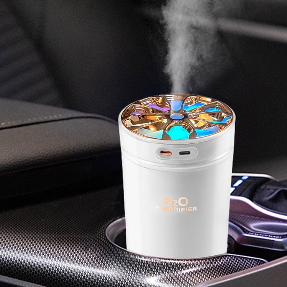 SPOORYYO Essential Oil Diffuser - Noise-Free Humidifier with 7 Color Lights, Upgraded for Home, Yoga Studio, Gym, and Office Decor