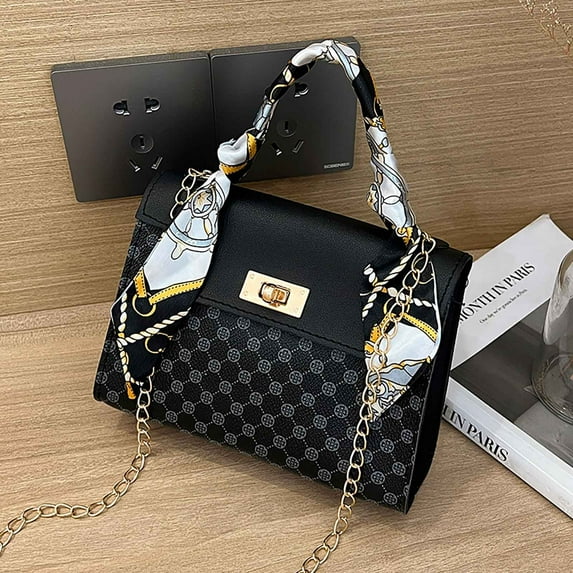 SPOORYYO Fashion Crossbody Bag For Women Luxurious Leather One Shoulder Crossbody Bag with Large Capacity and Multiple Compartments