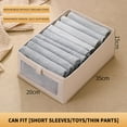 thumbnail image 1 of SPOORYYO Folding Wardrobe Storage Box Store Sweaters and Pants in Drawer-style Bedroom Boxes., 1 of 3