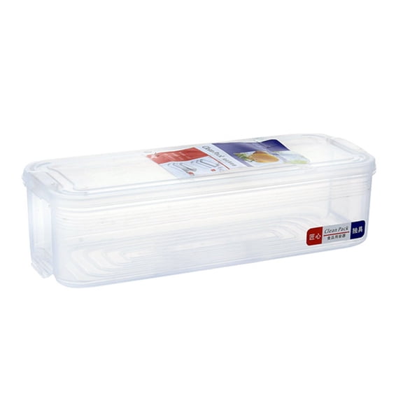 SPOORYYO Fridge Drawers - Clear Stackable Pull Out Refrigerator Organizer Bins,Plastic Storage Bin