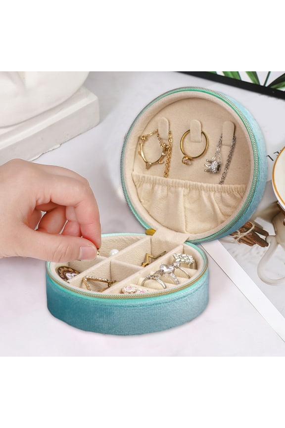 Friendship Gifts for Women Velvet Travel Jewelry Box, Ideal Birthday or Christmas Gift for Her