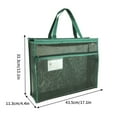thumbnail image 1 of SPOORYYO Get Organized With Our Extra Large A3 Art Bag - Transparent Mesh Zipper Pouch for Easy Organization and Storage, 1 of 2