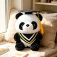 thumbnail image 1 of SPOORYYO Graduation Panda Plush Toy with Cap Cute Soft Stuffed Animal Gift for Graduates Students Keepsake, 1 of 6