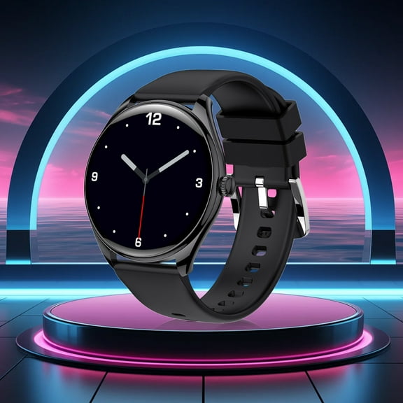 SPOORYYO HD Smart Sports Watch with Advanced Bluetooth Calling, Long Battery Life, Customizable Dials & IP67 Waterproof - Black Alloy Fitness Bracelet for Android & iOS