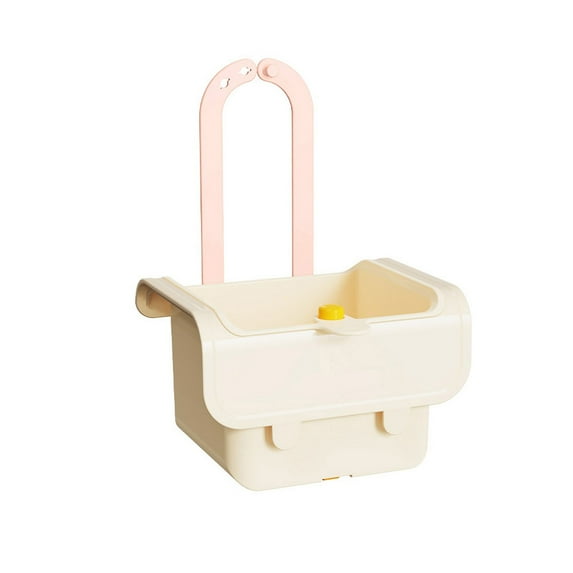 SPOORYYO Hanging Sink Basket, Kitchen Sink Separation Food Filter Basket, Fruit Cleaning Filter Basket, Easy Waste Disposal