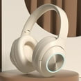 thumbnail image 1 of SPOORYYO Head Mounted Foldable Bluetooth 5.3 Headphones, Wired Wireless Dual Mode, Soft Headband, Low Latency, High Battery Capacity for Sports, Gaming, Commuting, Travel, 1 of 6